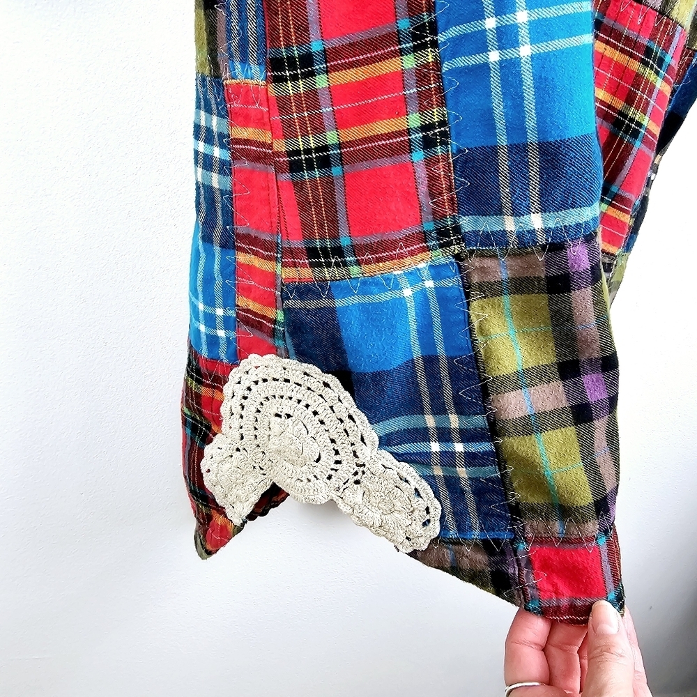 Soft Surroundings #29784 Highland Patchwork Plaid… - image 8